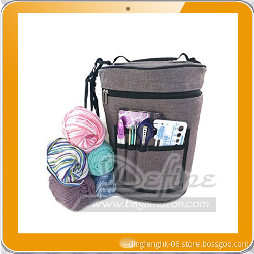 Portable Tote Yarn Storage Bag Organizer For Travel